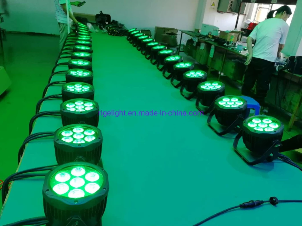 Newest Mini Outdoor Waterproof 7*10W RGBW 4in1 LED Stage PAR Light