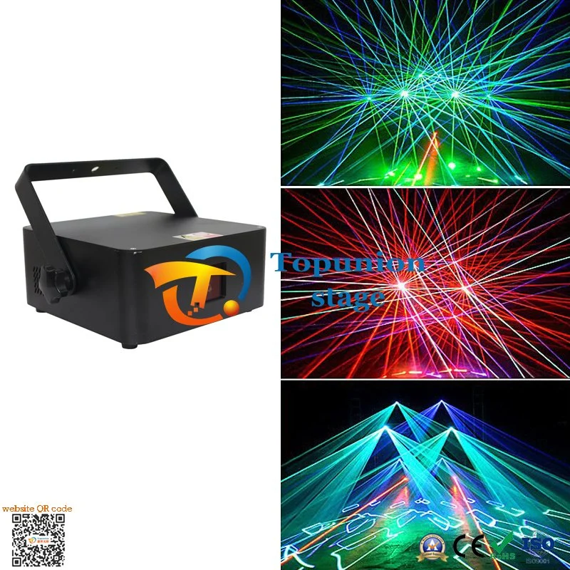 2W RGB Full Color Scan DMX512 Animation Laser Light Projector Christmas Bar Disco DJ Laser Light