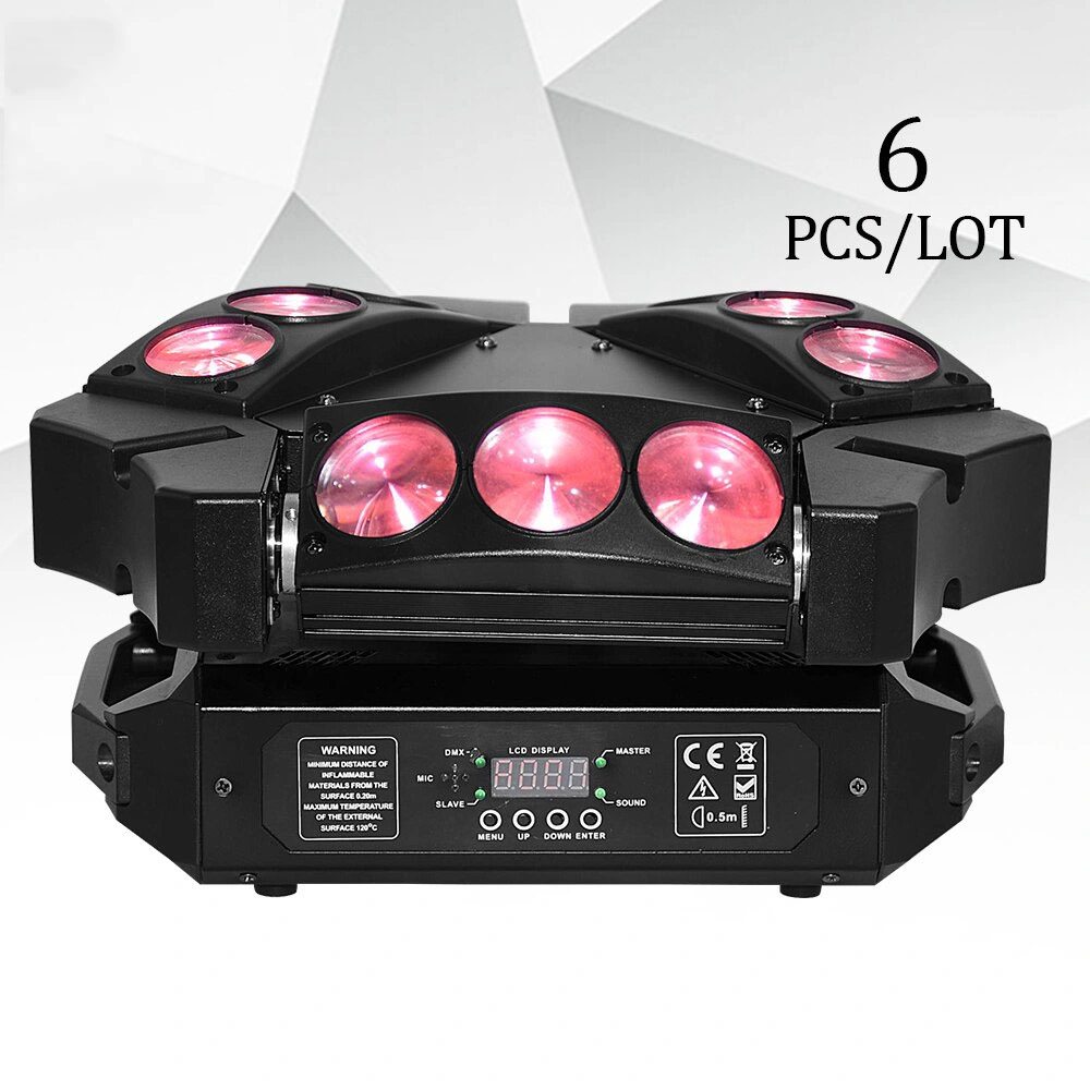 LED Stage Light LED Spider Light with Hight Bright Effect Laser