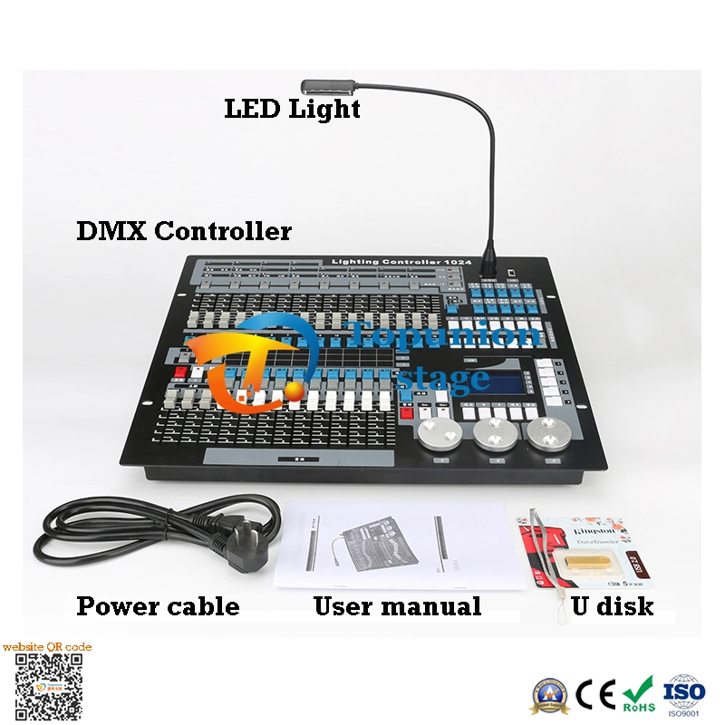 High Quality 512 DMX DJ Console 240 Channels for Stage Disco Bar Lighting Equipment Controller