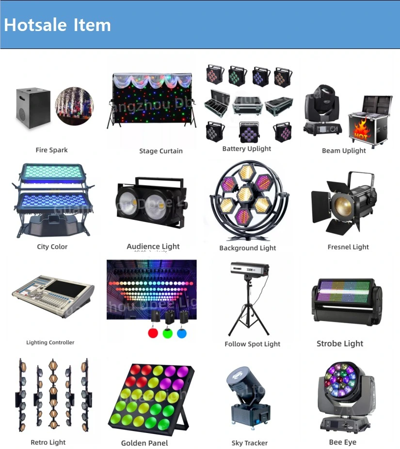 LED Focus Beam 330W Zoom Gobo Follow Spot Light Manufacturer for DJ Disco Party TV Studio Show