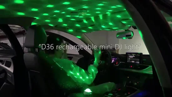 ポータブル LED アンビエント装飾ライト星空プロジェクターライトディスコマジックボール DJ 音楽リズムライト